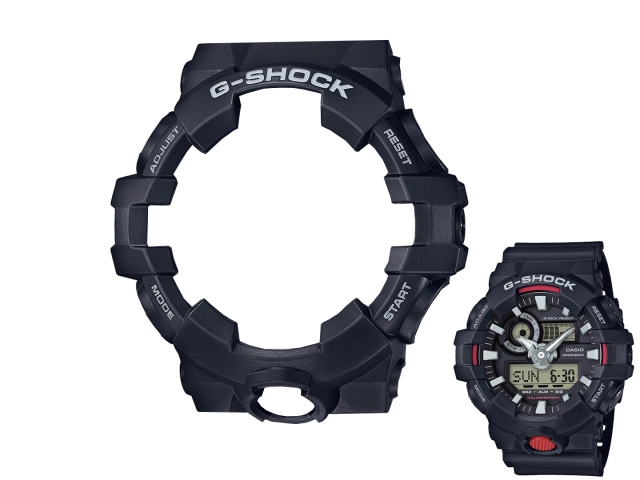 Oryginalny bezel Casio G-Shock GA-700-1A czarny matowy